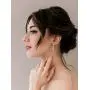 SWEETV Cubic Zirconia Wedding Earrings for Brides Bridesmaids, Elegant Marquise Bridal Dangling Earrings, Crystal Drop earrings for Women Jewelry Gifts SWEETV Cubic Zirconia Wedding Earrings for Brides Bridesmaids, Elegant Marquise Bridal Dangling Earrings, Crystal Drop earrings for Women Jewelry Gifts