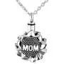 Casa De Novia Urn Necklace for Ashes Urn Jewelry Sunflower Mom Casa De Novia Urn Necklace for Ashes Urn Jewelry Sunflower Mom