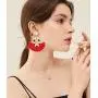 Finrezio 2 Pairs Womens Beaded Tassel Earrings Long Fringe Drop Bohemian Dangle Earrings (Color B:Blue and White Tassel Earrings) Finrezio 2 Pairs Womens Beaded Tassel Earrings Long Fringe Drop Bohemian Dangle Earrings (Color B:Blue and White Tassel Earrings)