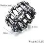 Biker Chain Rings, Chain Biker Ring for Men, Locomotive Chain Rings, Intertwine Rings Motorcycle Biker Bicycle Chain Ring, Hip Hop Punk Ring Jewelry Gift for Men Boys Biker Chain Rings, Chain Biker Ring for Men, Locomotive Chain Rings, Intertwine Rings Motorcycle Biker Bicycle Chain Ring, Hip Hop Punk Ring Jewelry Gift for Men Boys