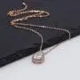 UDORA CZ Tearsdrop Earrings Necklace Jewelry Set for Bridal Bridesmaids UDORA CZ Tearsdrop Earrings Necklace Jewelry Set for Bridal Bridesmaids