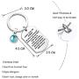 Gzrlyf Advice from The Ocean Keychain Ocean Gifts Inspirational Gifts Ocean Lover Gifts