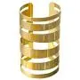 Lux Accessories Wide Cutout Geo Arm Cuff Lux Accessories Wide Cutout Geo Arm Cuff