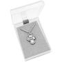 Rosemarie Collections Small Religious Four Way Cross Pendant Necklace 18''