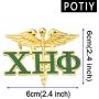 POTIY Chi ETA Phi Charm Brooch Gift Ideas Greek Letter Brooch Chi ETA Phi Charm Sorority Jewelry Graduation Gifts