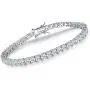VOLUKA Cubic Zirconia Tennis Bracelet for Women White Gold/Gold/Rose Gold Plated CZ Bracelets for Men Girls 7.5in VOLUKA Cubic Zirconia Tennis Bracelet for Women White Gold/Gold/Rose Gold Plated CZ Bracelets for Men Girls 7.5in