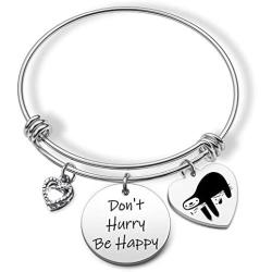 Animal Sloth Charm Bracelet Animal Jewelry Sloth Lover Gift Sloth BestFriend Braclets（BR-Dont Hurry）
