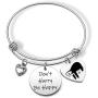 Animal Sloth Charm Bracelet Animal Jewelry Sloth Lover Gift Sloth BestFriend Braclets（BR-Dont Hurry）