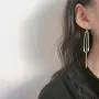 Safety Pin Chain Tassels Dangle Earrings for Women Men Chain Dangle Earrings Punk Jewelry Safety Pin Chain Tassels Dangle Earrings for Women Men Chain Dangle Earrings Punk Jewelry