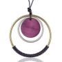 Coostuff Vintage Wood Necklace Jewelry Long Necklace with Pendant Brown Necklaces for Women …