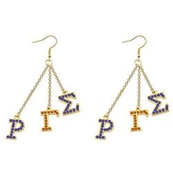 CENWA Sigma Gamma Rho Sorority SGR Drop Earrings 1922 Sorority Paraphernalia Gift Greek Sorority Jewelry Gift