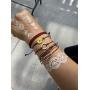 4pcs Vsco Wave Bracelet for Women Sunflower String Bracelet Handmade Braided Rope Charms Boho Surfer Bracelet for Teen Girls Women