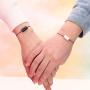 FUTIMELY Volcanic Stone Couples Bracelet,Pinky Promise Forever Best Friend Bracelet,Anxiety Aromatherapy Essential Oil Diffuser Healing Lava Bracelet for Teen essential oil bracelets
