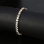 ASHMITA Tennis Crystal Bracelet for Women Charm Men Rose Gold Zirconia Bracelets Gift Jewelry