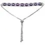 Sterling Silver Genuine and Created Gemstone & White Topaz Cushion-Cut Adjustable Tennis Style Bolo Bracelet Sterling Silver Genuine and Created Gemstone & White Topaz Cushion-Cut Adjustable Tennis Style Bolo Bracelet