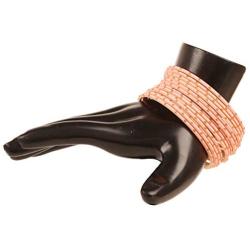 Touchstone New Colorful Bangle Collection Indian Bollywood Exclusive Golden Glaze Color Designer Jewelry Special Large Size Bangle Bracelets. Set of 24 for Women.