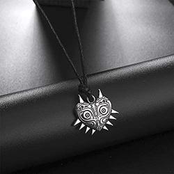 Legend of Zelda Majoras Mask Action Video Game Pendant Necklace for Men Women