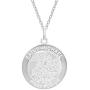 Ritastephens Sterling Silver Saint St Michael Medal Round Pendant Necklaces