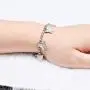 ABONDEVER Butterfly Tennis Choker Necklace Punk Hip Hop Bling Iced Cute Dainty Link Chain Alloy Crystal Zircon Bracelet Jewelry Set Gift for Women Girls