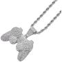 Moca Jewelry Iced Out Game Console Pendant 18K Gold Plated Bling CZ Simulated Diamond Hip Hop Necklace for Men Women