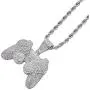 Moca Jewelry Iced Out Game Console Pendant 18K Gold Plated Bling CZ Simulated Diamond Hip Hop Necklace for Men Women