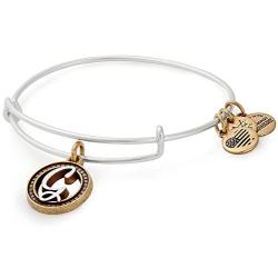 Alex and Ani Womens Initial G Charm Bangle