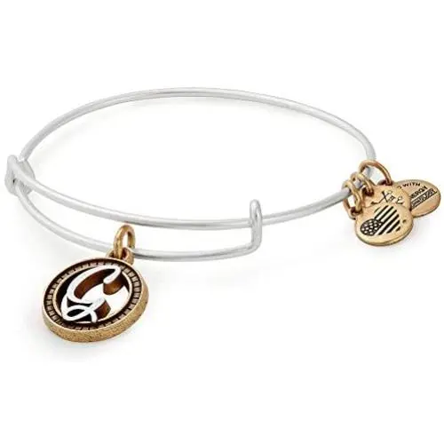 Alex and Ani Womens Initial G Charm Bangle Alex and Ani Womens Initial G Charm Bangle