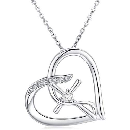 Heart Cross Necklace for Women 925 Sterling Silver Love Heart Infinity Cross Pendant Necklace for Women Hope Faith Jewelry Gifts for Girls