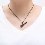 zeqingjw Electronic Guitar Cremation Jewelry Urn Pendant for Ashes Music Instrument Memorial Ashes Necklace Keepsake Jewelry