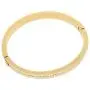 Kate Spade Ring It Up Pave Bangle Bracelet Gold/Clear