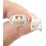 Eiffy Batman Themed Bat Mask and Logo Shaped Stud Earrings for Women Super Heroes Earrings Jewelry