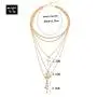 Fstrend Holy Layered Cross Necklace Gold Choker Coin Chain Rose Flower Pendant Multilayered Long Necklaces Jewelry for Women and Girls (Gold) Fstrend Holy Layered Cross Necklace Gold Choker Coin Chain Rose Flower Pendant Multilayered Long Necklaces Jewelry for Women and Girls (Gold)