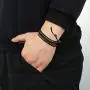 KELITCH Created Agate Crystal Gems Beads Charm 2 Wrap Bracelets Handmade Natural Leather New Jewelry
