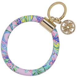 Lilly Pulitzer Round Key Ring Chain