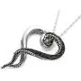 Controse Womens Silver-Toned Heart Shaped Stainless Steel Dark and Bright Tentacle Octopus Necklace 31'' Controse Womens Silver-Toned Heart Shaped Stainless Steel Dark and Bright Tentacle Octopus Necklace 31''