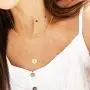 DHQH Layered Initial Necklaces for Women Girls,14K Gold Plated Paperclip Chain Necklace Adjustable Hexagon Letter Pendant Initial Layering Choker Necklace Jewelry Teen Girls Gifts