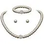Faux Pearl Choker Necklace For Women, White Simulated Shell Pearl Bracelet Stud Earring Necklaces Sets Teen Girls, Crystal Ball Wedding Brides Jewelry Faux Pearl Choker Necklace For Women, White Simulated Shell Pearl Bracelet Stud Earring Necklaces Sets Teen Girls, Crystal Ball Wedding Brides Jewelry