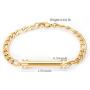 Cylinder Cremation Bracelet for Ashes Urn Jewelry Stainless Steel Memorial Keepsake Urn Bracelet Bangle Ashes Holder