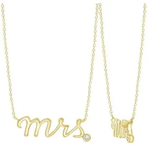 JADMIRE 0.02 Carats Swarovski Zirconia mrs Pendant Necklace, 16''+2'' Extender JADMIRE 0.02 Carats Swarovski Zirconia mrs Pendant Necklace, 16''+2'' Extender
