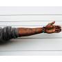 Black Lives Matter Bracelet - BLM Anti-Racism BLM Movement Bracelets Awareness Support Wristband Bracelets (Black)