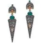 Aheli Vintage Inspire Indian Oxidized Intricate Crafted Faux Stone Dangle Earrings Ethnic Fashion Jewelry for Women Girls Aheli Vintage Inspire Indian Oxidized Intricate Crafted Faux Stone Dangle Earrings Ethnic Fashion Jewelry for Women Girls