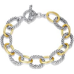 UNY Bracelet Designer Brand Inspired Antique Women Jewelry Cable Wire Vintage Valentine