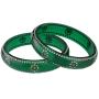 Efulgenz Fashion Jewelry Indian Bollywood Crystal Rhinestone Wedding Bridal Bracelet Bangle Set