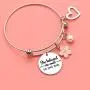 Maxforever Inspirational Quote Bracelet Gifts Women Girls Jewelry Charm Pendant Bangle Gift for Daughter, Niece, Sister, Best Friends