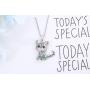 SUNSCSC Animal Cat Pendant Necklace Jewelry for Women Girls CZ Dog Lover Gifts Daughter Loved Necklace