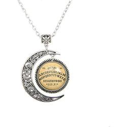 Beautiful Season DIY Moon Pendant William Fuld Ouija Necklace Ouija Boards Necklace William Fuld Jewelry Ouija Jewelry Gifts
