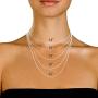 BeautyName Personalized Name Necklace Stainless Steel with Chain 17''+2'' Extension- New Mom Bridesmaid Gift Jewelry for Women