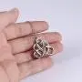 925 Sterling Silver Good Luck Irish Celtic Knot Vintage Triangle Heart Love Knot Pendant Necklace Birthday Gift for Women Girls, 18 inch 925 Sterling Silver Good Luck Irish Celtic Knot Vintage Triangle Heart Love Knot Pendant Necklace Birthday Gift for Women Girls, 18 inch