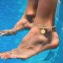 TOOPNK Initial Anklet Gold Silver Letter Anklets for Women A-Z Alphabet Anklet with Initials Foot Chain Jewelry