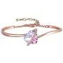 “Love Echo”7inches Adjustable Purple Heart Crystal Bangles Bracelet with Crystals, Mothers Day Valentines Day Jewelry Gifts for Women Wife Girls “Love Echo”7inches Adjustable Purple Heart Crystal Bangles Bracelet with Crystals, Mothers Day Valentines Day Jewelry Gifts for Women Wife Girls